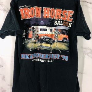 Vintage 1998 Iron Horse Biketoberfest shirt